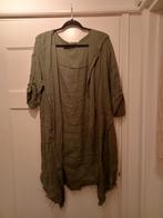 Leuk stoer linnen vest Army green, Kleding | Dames, Ophalen of Verzenden, Zo goed als nieuw, Maat 42/44 (L), Groen