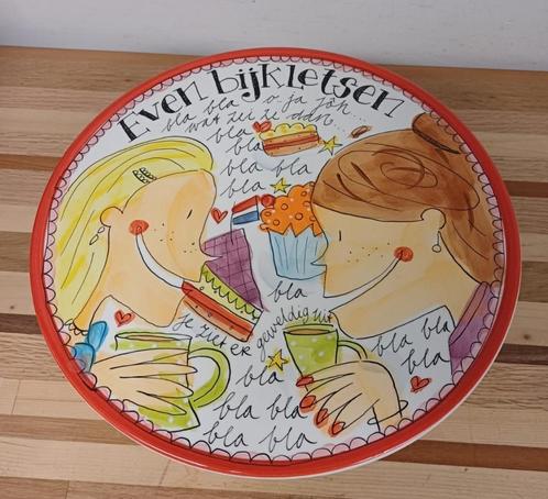Blond Amsterdam taartplateau, Huis en Inrichting, Keuken | Servies, Zo goed als nieuw, Blond Amsterdam, Aardewerk, Ophalen of Verzenden