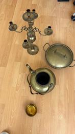Koperen kandelaar, ketel en kookpot of bewaarbak, Ophalen, Koper