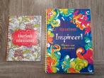 2 x Kleuren voor volwassenen, Hobby en Vrije tijd, Tekenen, Ophalen of Verzenden, Zo goed als nieuw, Papier, Schets- of Tekenboek