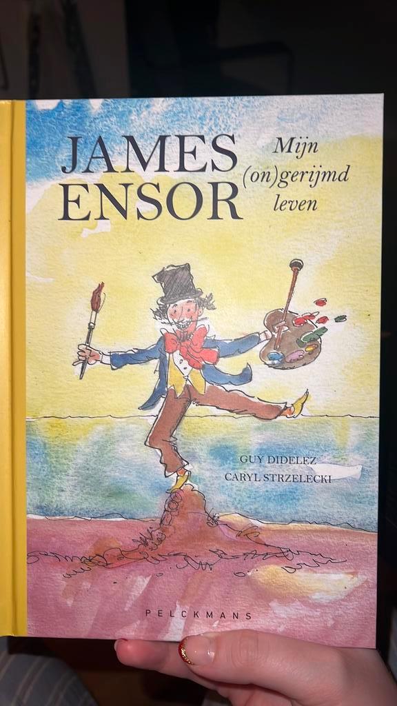 Guy Didelez - James Ensor, mijn (on)gerijmd leven, Boeken, Kinderboeken | Jeugd | onder 10 jaar, Zo goed als nieuw, Fictie algemeen