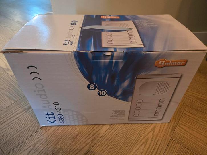 Nieuwe Golmar Intercom Kit Audio 4280/4210, Doe-het-zelf en Verbouw, Alarmsystemen, Nieuw, Compleet systeem, Overige soorten, Ophalen of Verzenden