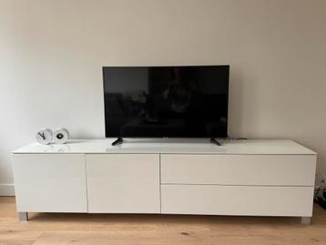 Strak wit TV meubel 2.1 meter lang