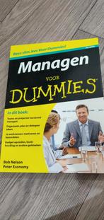 Bob Nelson - Managen voor Dummies, Sociale wetenschap, Ophalen of Verzenden, Zo goed als nieuw, Bob Nelson; Peter Economy