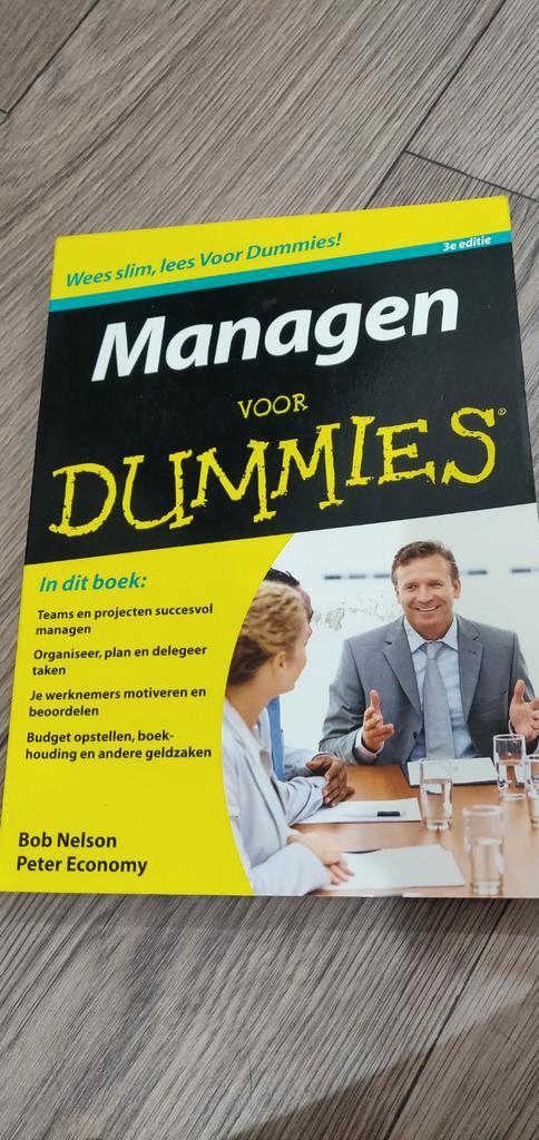Bob Nelson - Managen voor Dummies, Boeken, Wetenschap, Zo goed als nieuw, Sociale wetenschap, Ophalen of Verzenden