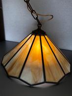 Glas in lood - Tiffany hanglamp - zachtgeel en beige, Ophalen