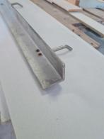 RVS instorthoeklijn 40x40x5 mm, lengte 1900 mm met ankers, Deurkozijn, Nieuw, Minder dan 75 cm, Metaal