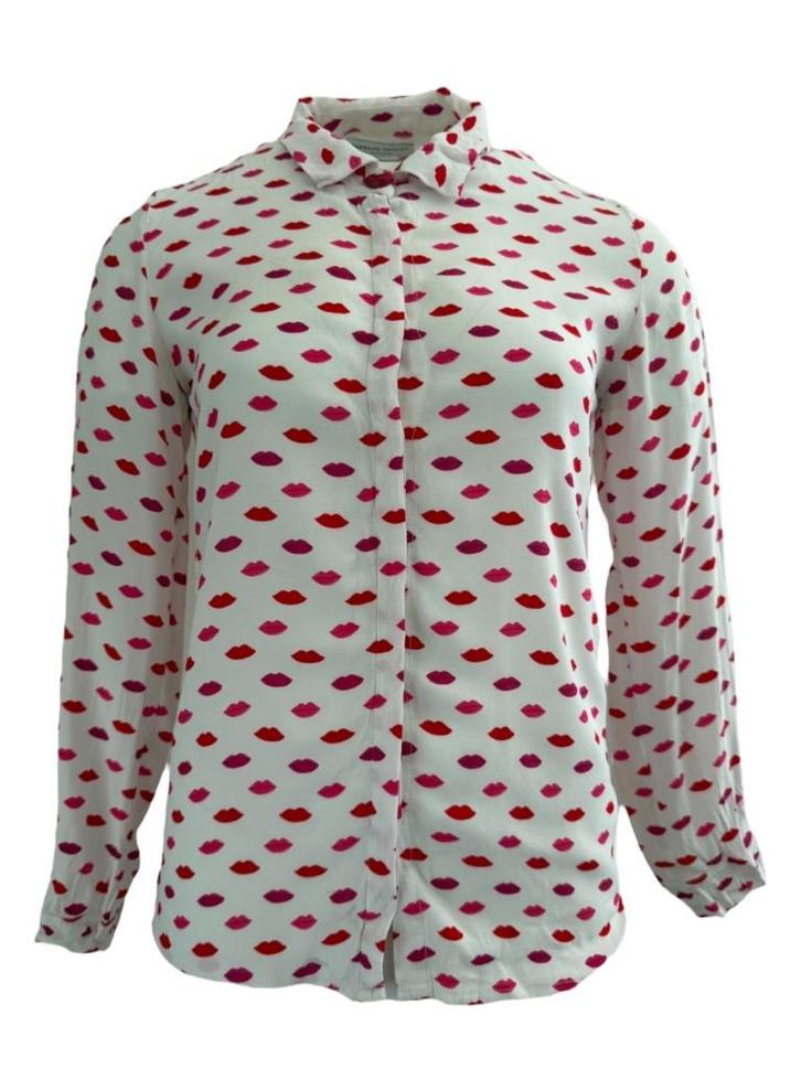 Fabienne Chapot blouse S, Kleding | Dames, Blouses en Tunieken, Zo goed als nieuw, Maat 36 (S), Rood, Ophalen of Verzenden
