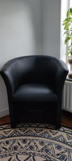 kuipstoeltje zwart, Huis en Inrichting, Stoelen, Ophalen, Overige materialen, Zwart, Zo goed als nieuw