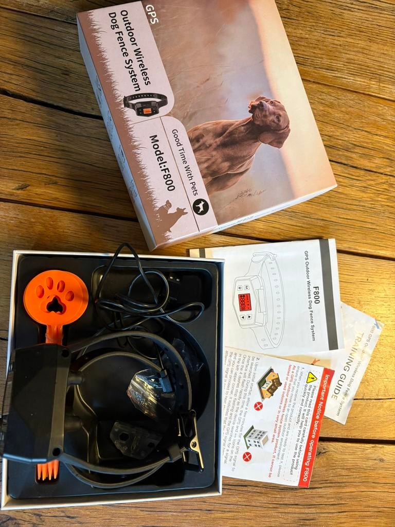 GPS outdoor wireless dog fence system, Ophalen of Verzenden, Zo goed als nieuw