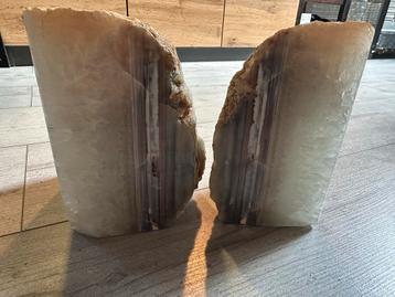 Bergkristal Geode met Agaat - Prachtig Afgewerkt! beschikbaar voor biedingen