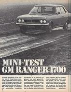 Mini-test GM RANGER 1700, Autovisie, 1971., Verzenden, Zo goed als nieuw, Overige merken, Autovisie