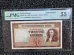 20 gulden 1945  SPECIMEN Met perforatie, Ophalen of Verzenden