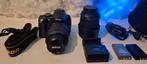 Nikon D5000 set, Audio, Tv en Foto, Fotocamera's Digitaal, Ophalen of Verzenden, Zo goed als nieuw, Nikon, 8 keer of meer