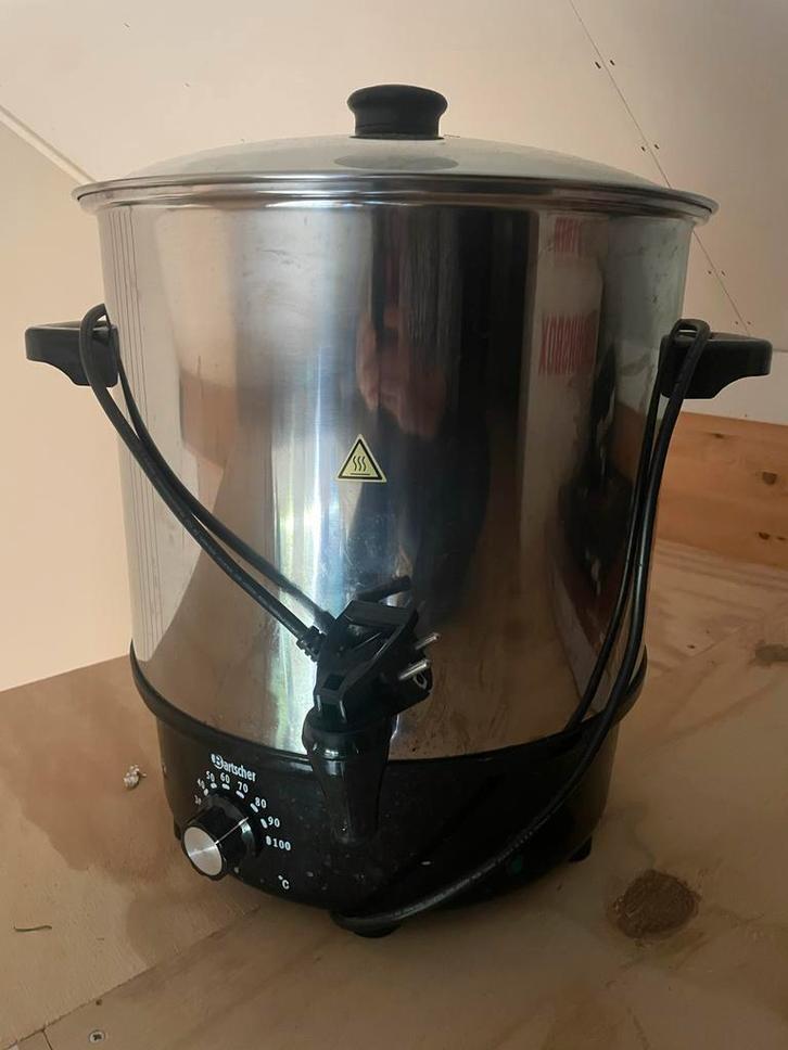Glühweinpan / Warmwaterketel - 25 Liter, Witgoed en Apparatuur, Broodbakmachines, Gebruikt, Zonder timer, Warmhoudfunctie, Ophalen of Verzenden