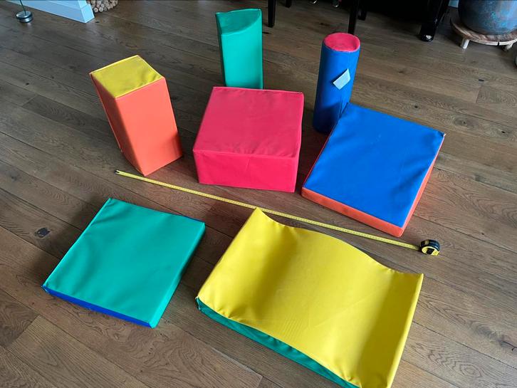 Zachte bouwstenen Homcom 7-delig, Kinderen en Baby's, Speelgoed | Bouwstenen, Overige merken, Ophalen