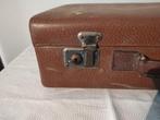 K393 VINTAGE jaren 40 koffer van geperst karton, Overige materialen, Gebruikt, 50 tot 60 cm, Ophalen of Verzenden