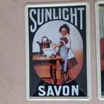 Metalen reclamebord van Sunlight, Ophalen of Verzenden, Zo goed als nieuw, Reclamebord