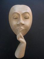 Masker, wanddecoratie, hout, Antiek en Kunst, Curiosa en Brocante, Ophalen of Verzenden