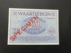 Winterhulp 2,5 gulden 1942/1943 SPECIMEN, Postzegels en Munten, Bankbiljetten | Nederland, Los biljet, 2½ gulden, Ophalen of Verzenden