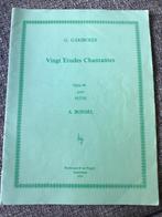 Bladmuziek Dwarsfluit - Gariboldi - Vingt Etudes Chantantes, Gebruikt, Klassiek, Ophalen of Verzenden, Dwarsfluit of Piccolo