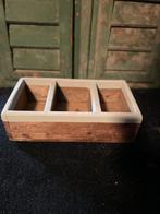 Stoere oude houten opbergbak., Ophalen of Verzenden, Gebruikt