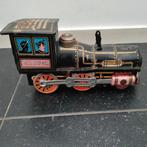 Locomotief,Vintage,Bell RINGER,4079,Blik,Japan,Zwart, Antiek en Kunst, Ophalen of Verzenden