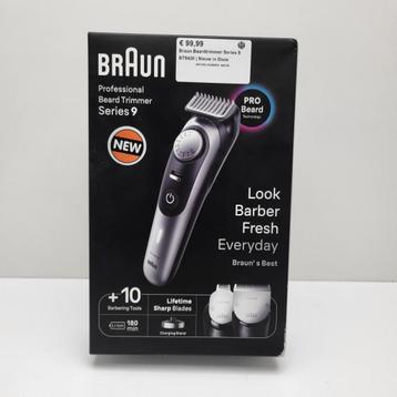 Braun Baardtrimmer Series 9 BT9420 | Nieuw in Doos beschikbaar voor biedingen
