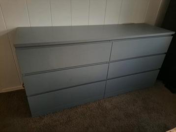 Malm ladenkast ikea , grijs - afbeelding 1