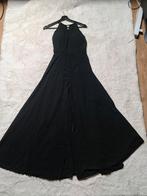 Pink Boom Paris jumpsuit met cape-effect & open rug| Maat M, Kleding | Dames, Maat 38/40 (M), Galajurk, Zwart, Ophalen of Verzenden