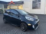 Kia Picanto 1.0 CVVT X-treme Climate Bluetooth Trekhaak Lede, Auto's, Voorwielaandrijving, Euro 5, Zwart, 400 kg