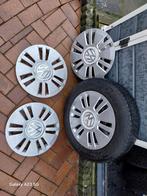 VW wieldoppen 14 inch - Set van 4, Auto-onderdelen, 14 inch, Gebruikt, Velg(en), 175 mm