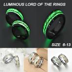 Glow In the Dark Lord of Ring RING maten 6,8,9,10,11 of 12, Ophalen of Verzenden, Nieuw, Sieraad