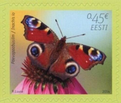 ESTLAND 11 - Dieren: insecten (vlinders), Postzegels en Munten, Postzegels | Thematische zegels, Postfris, Dier of Natuur, Ophalen of Verzenden
