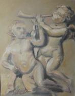 Jacob de Wit '' Grissaille Putties""  olieverf op doek, Verzenden