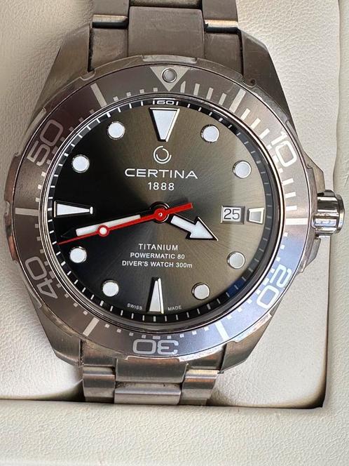 CERTINA AQUA DS, Sieraden, Tassen en Uiterlijk, Horloges | Heren, Zo goed als nieuw, Polshorloge, Overige merken, Overige materialen
