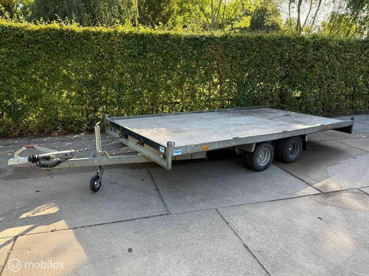Anssems MSX transporter, 400x200cm, 3000kg, met oprijplaten, Auto diversen, Aanhangers en Bagagewagens