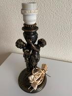 Bronzen Schemerlamp: met twee engeltjes., Overige materialen, Nostalgisch, jaren 50 vorige eeuw, Ophalen of Verzenden, Zo goed als nieuw