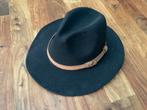 zwart vilten hoed, 59 cm, Ophalen of Verzenden, Zo goed als nieuw, 58 of 59 cm (L, 7¼ of ⅜ inch), Hoed