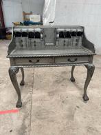 Vintage Secretaire - Zilvergrijs - Zeer Goede Staat, Antiek en Kunst, Ophalen