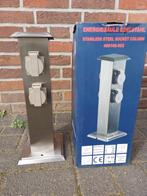 RVS stopcontacten  Zuil Nieuw!!!, Doe-het-zelf en Verbouw, Ophalen, Nieuw, Overige typen