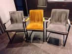 6 eetkamerstoelen, Ophalen, Gebruikt, Overige kleuren, Stof