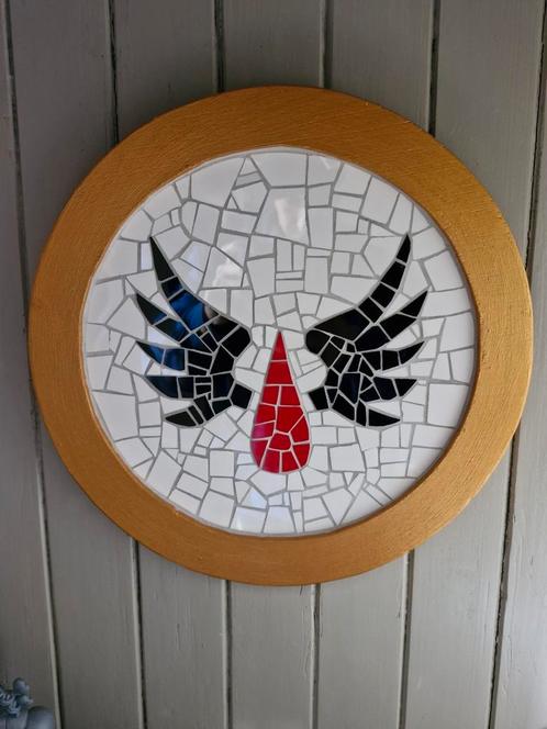 Warhammer 40k mozaïek logo op aanvraag., Antiek en Kunst, Antiek | Keramiek en Aardewerk, Ophalen of Verzenden