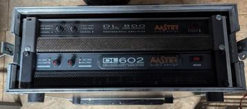 Master audio versterkers inclusief flightcase  beschikbaar voor biedingen