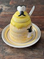 Vrolijke honingpot bijenkorf lichtgeel nieuw, Ophalen of Verzenden, Nieuw, Overige stijlen, Kop(pen) en/of Schotel(s)