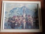 Heinz Hohendorff aquarel - Rottach Egern - 59x46cm, Ophalen