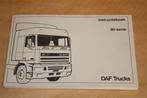 Instructieboek DAF Trucks 95-serie, Ophalen of Verzenden