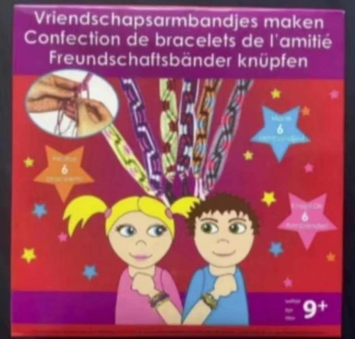 2x Vriendschapsarmbandjes maken; armbandje knutselen; NIEUW, Sieraden, Tassen en Uiterlijk, Armbanden, Nieuw, Ophalen of Verzenden