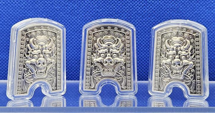 (10090) South Korea  DOGGABI STACKER  0,5 OUNCE ZILVER, Postzegels en Munten, Edelmetalen en Baren, Zilver, Ophalen of Verzenden