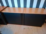Complete kantoor inrichting met bureau, blok en 2 kasten, Ophalen, Gebruikt